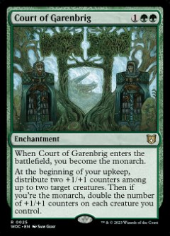 Court of Garenbrig Wilds of Eldraine- Commander decks